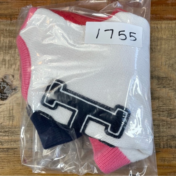 Tommy Hilfiger Red pink blue Sweater 18 months Colorblock - Picture 9 of 9